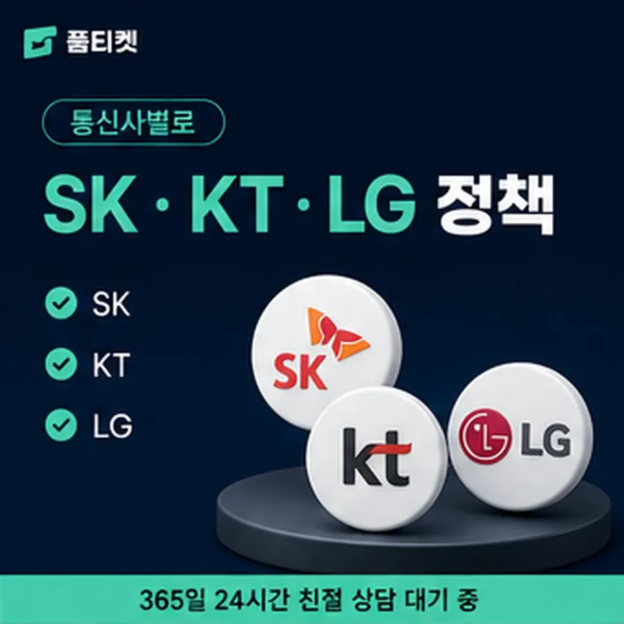 품티켓 원스토어 회선의 소액결제미납정책 고지와 안내 순서 안내 이미지